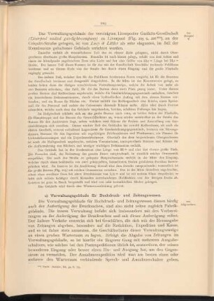 c) Verwaltungsgebäude für Buchdruck- und Zeitungswesen.