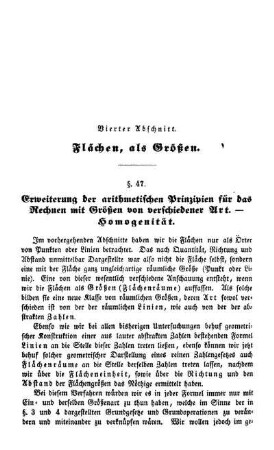 Flächen, als Größen.
