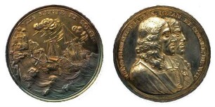 Niederlande: Medaille auf die Ermordung der Brüder Jan und Cornelis de Witt