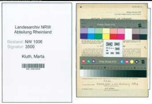 Entnazifizierung Marta Kluth , geb. 13.09.1883 (Gastwirtin)