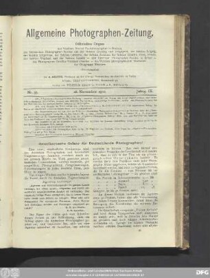 Nr. 35. 28. November 1902. Jahrg. IX.