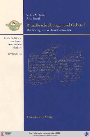 Band 4: Keilschrifttexte aus Assur literarischen Inhalts: Ritualbeschreibungen und Gebete I