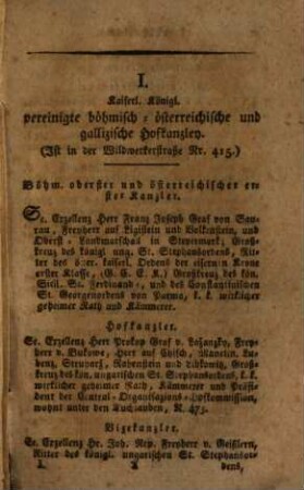 Schematismus des Königreichs Böhmen : auf d. Jahr .... 1818, 1818