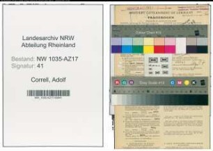 Entnazifizierung Adolf Correll , geb. 01.02.1894 (Chemiker)