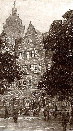 Fischer, Theodor; Jena; Universität - Straßenansicht