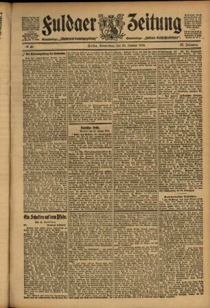 Ausgabe vom Donnerstag, den 25. Januar 1906.