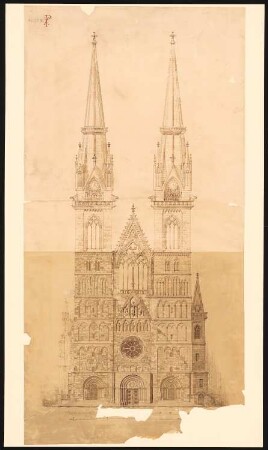 Dom St. Petri, Bremen Wiederherstellung der Türme: Ansicht