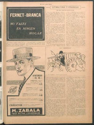 Literatura y finanzas : En los tiempos coloniales