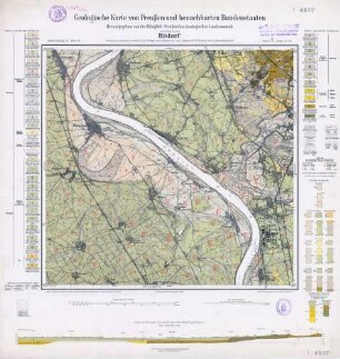 Geologische Karte von Preußen und benachbarten Bundesstaaten, [4907] Hitdorf