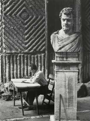 Schreiber und Denker, Park der Villa Borghese