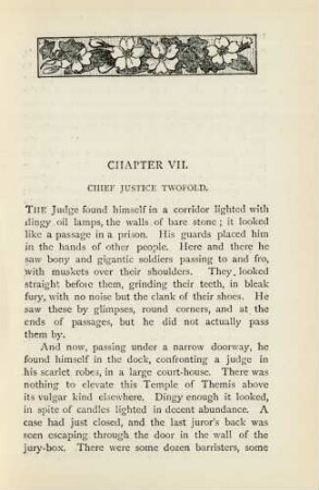 Chapter VII. Chief Justice Twofold