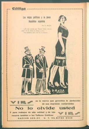 Los viejos políticos y la joven República española