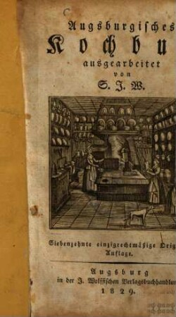 Augsburgisches Kochbuch