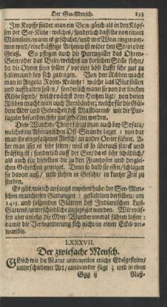 LXXXVII. Der zwiefache Mensch.