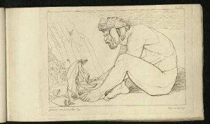 Odysseus berauscht Polyphem mit Wein (IX. Gesang)