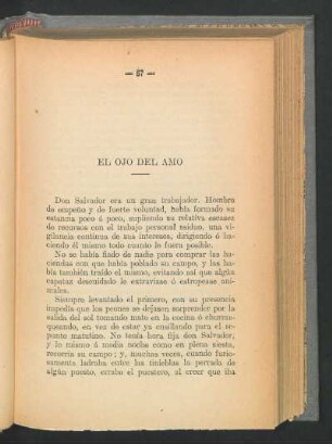 El ojo del amo