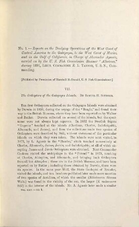 Bulletin of the Museum of Comparative Zoology. 25. 1893/95