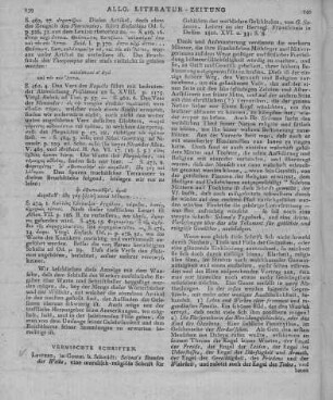 Salomon, G.: Selima's Stunden der Weihe. Eine moralisch-religiöse Schrift für Gebildete des weiblichen Geschlechts. Leipzig: Schmidt 1816