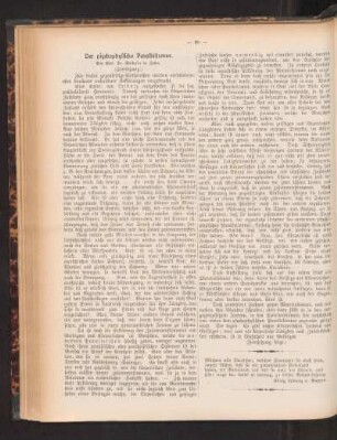 ¬Der¬ psychophysische Parallelismus : (Fortsetzung)