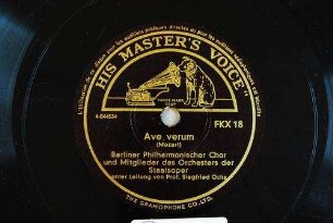 Ave verum / (Mozart)