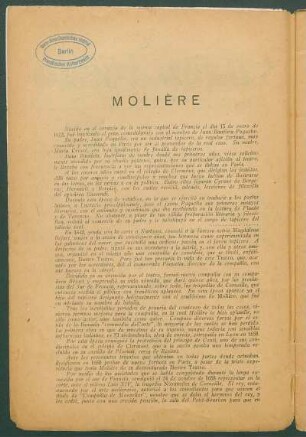 Molière - [Biografía]