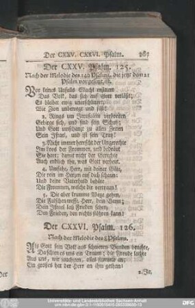 Der CXXV. Pslam. 125.