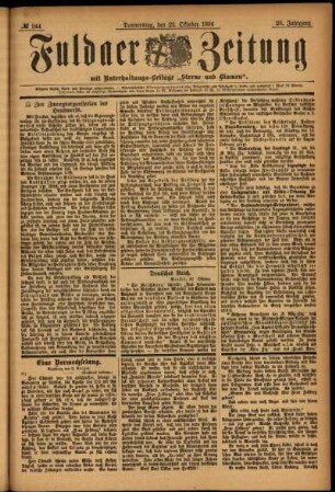 Ausgabe vom Donnerstag, den 22. Oktober 1896.