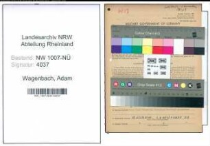 Entnazifizierung Adam Wagenbach , geb. 15.02.1907 (Schmied)