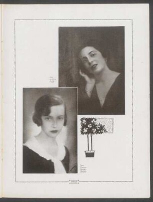 [Fotografías de] Srta. Margot Dupit [y] Srta. Nenona Herrera Méndez