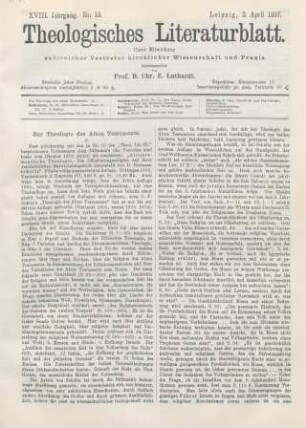 153-157 Zur Theologie des Alten Testaments