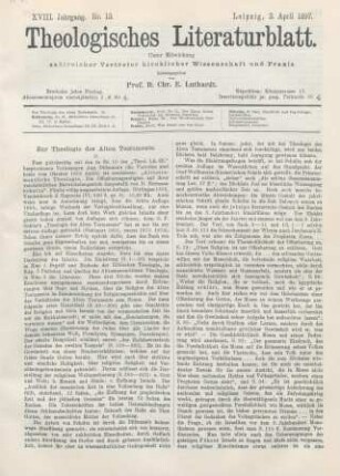 153-157 Zur Theologie des Alten Testaments