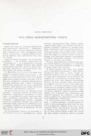 Styl. Próba charakterystyki pojęcia
