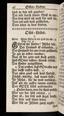 46-53, Oster-Lieder
