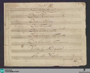 L' Amor marinaro. Excerpts - Don Mus.Ms. 2013 : orch; GraW Ib.6