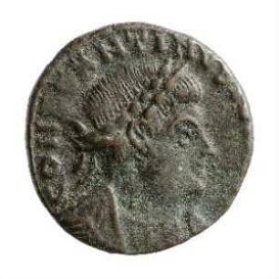Münze, Follis, Aes 4, 337 n. Chr.