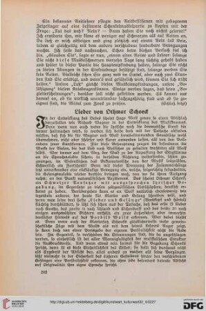 32: Lieder von Othmar Schoeck