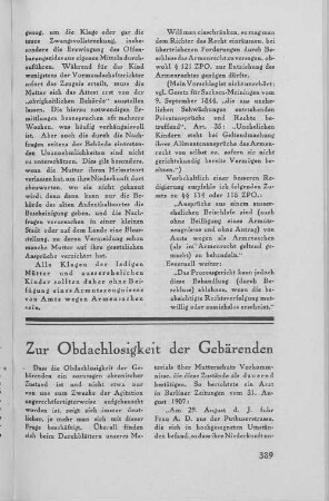 Zur Obdachlosigkeit der Gebärenden