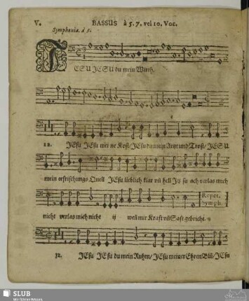 V. Jesu du mein Hirt