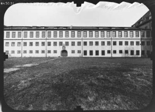 Gotha. Schloss Friedenstein, Westflügel, Westfassade