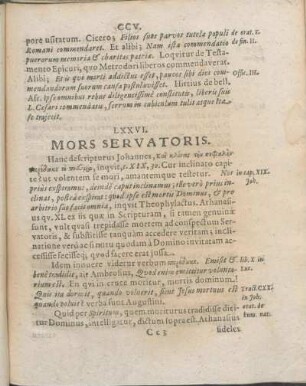 LXXVI. Mors Servatoris.
