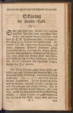 Erklärung der Kupfer-Tafel
