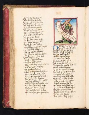 Virgilius mit Spruchband