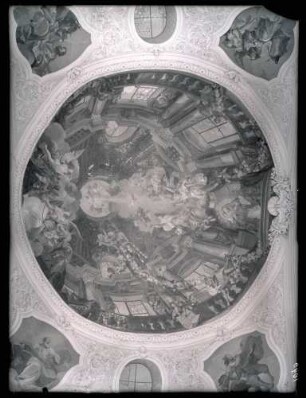 Klosterkirche; Deckengemälde, Mariä Verkündigung
