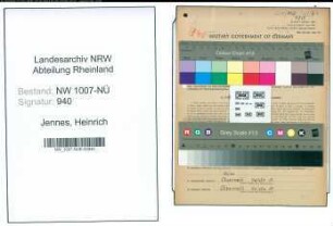 Entnazifizierung Heinrich Jennes , geb. 04.03.1892 (Kaufmann)