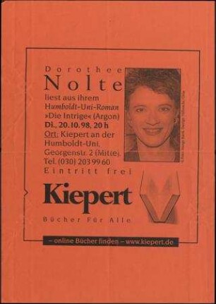 Dorothee Nolte Die Intrige