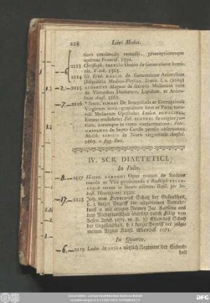 IV. Scr. Diaetetici.