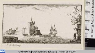 Seelandschaft mit Insel