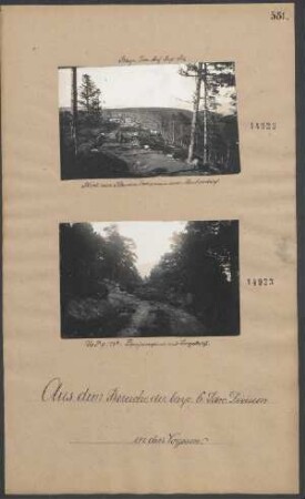 Uo P9/ 33b: Straßensperre mit Lingekopf