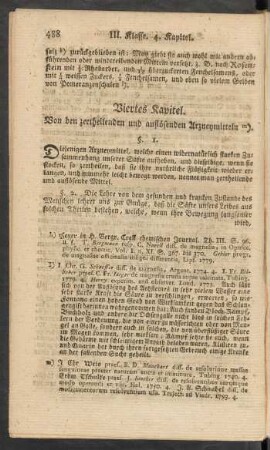 Viertes Kapitel. von den zertheilenden und auflösenden Arzneymitteln