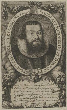 Bildnis des Nicolaus Hunnius